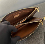 Louis Vuitton Multi Pochette Accessoires Monogram Pink Clutch Crossbody