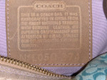COACH pastel multi color PATCHWORK  hobo shoulder bag purse 90’s era