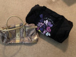 New Vera Wang and Baby Phat Overnight/Duffle Bags (Cheetah, Black)