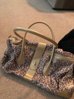 New Vera Wang and Baby Phat Overnight/Duffle Bags (Cheetah, Black)