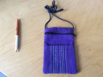 Mayan zipper bag, 2 zippers.