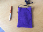 Mayan zipper bag, 2 zippers.