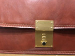 Brand New Vintage Pielle Italian Light Brown Leather Bag