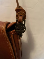 Timberland Sun Olbia Brown Leather Shoulder Bag Crossbody Purse