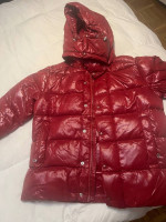 RED MONCLER MAYA PUFFER