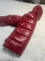 RED MONCLER MAYA PUFFER