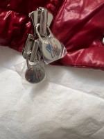 RED MONCLER MAYA PUFFER