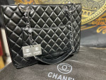 CC Leather & Chain Tote