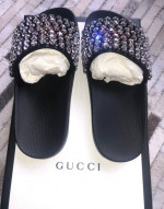 Gucci Crystal Slides