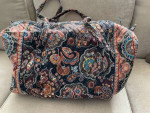 4 Piece (3) New Vera Bradley Large Duffle Weekender Travel Set