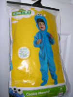 COOKIE MONSTER SESAME STREET Toddler JUMPSUIT