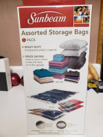 Vacuum seal storage bags