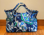 Vera Bradley Handbag in Mediterranean Blue