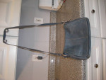 Vintage Coach Blue Leather shoulder Bag