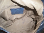 Vintage Coach Blue Leather shoulder Bag