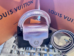 Pink Python, and Black leather mini Capucine Louis Vuitton
