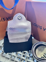 Pink Python, and Black leather mini Capucine Louis Vuitton
