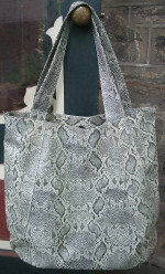 Snakeskin purse