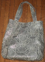 Snakeskin purse