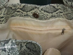Snakeskin purse