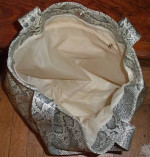 Snakeskin purse