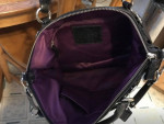 Genuine Coach Black Leather Handbag-New-
