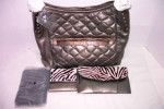 "FALCHI" Italian Quilted Lambskin HOBO W/CLUTCH