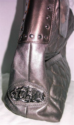 "FALCHI" Italian Quilted Lambskin HOBO W/CLUTCH