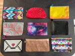 9 Ipsy Clutch Make Up Bags