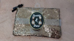BLINGED SEQUINS PURSES W/MATCHING EARRINGS