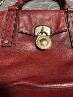 Michael Kors Burgandy Satchel Bag
