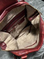 Michael Kors Burgandy Satchel Bag