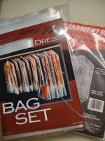 Approx 25 Plastic Garment Storage Bags / Jacket, Suit & Dress Sizes /