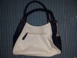 APT 9 Purse Cream Navy Tan - new