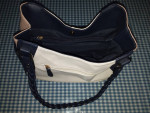 APT 9 Purse Cream Navy Tan - new
