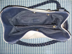 APT 9 Purse Cream Navy Tan - new