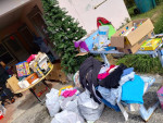 Moving sale lots of clothes and housewares fruit trees