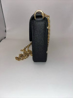 80-ATTT Bicolor Monogram Clutch With Zip Coin Pouch, Card Holder & Chain Strap