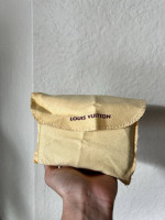 Louis Vuitton black monogram coin purse