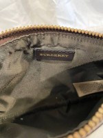 Burbery London Leather house small chain handbag