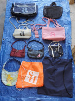 Purses, handbags, bags - 10 items