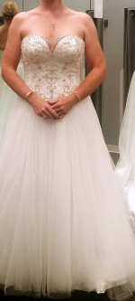 Wedding dress & flower girl dresses