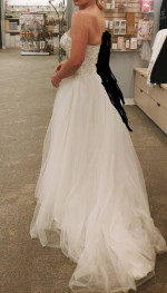 Wedding dress & flower girl dresses