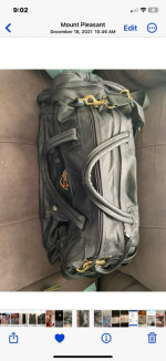 leather corvette tote bag