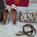 Tory Burch Bag and Shoes (Ballet Flat) / Matching Bag and Shoes