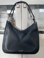 Kate Spade Black Lg Hobo Handbag