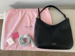 Kate Spade Black Lg Hobo Handbag