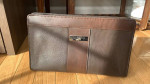 REAL Leather Pouch / Clutch bag / Travel bag