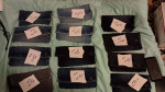 Handsewn demin purses, clutch style handbags, crossbody styles bags, as well as 