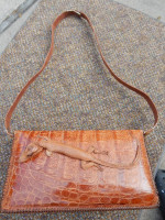 Genuine Alligator-Crocodile Ladies Purse Handbag Bag